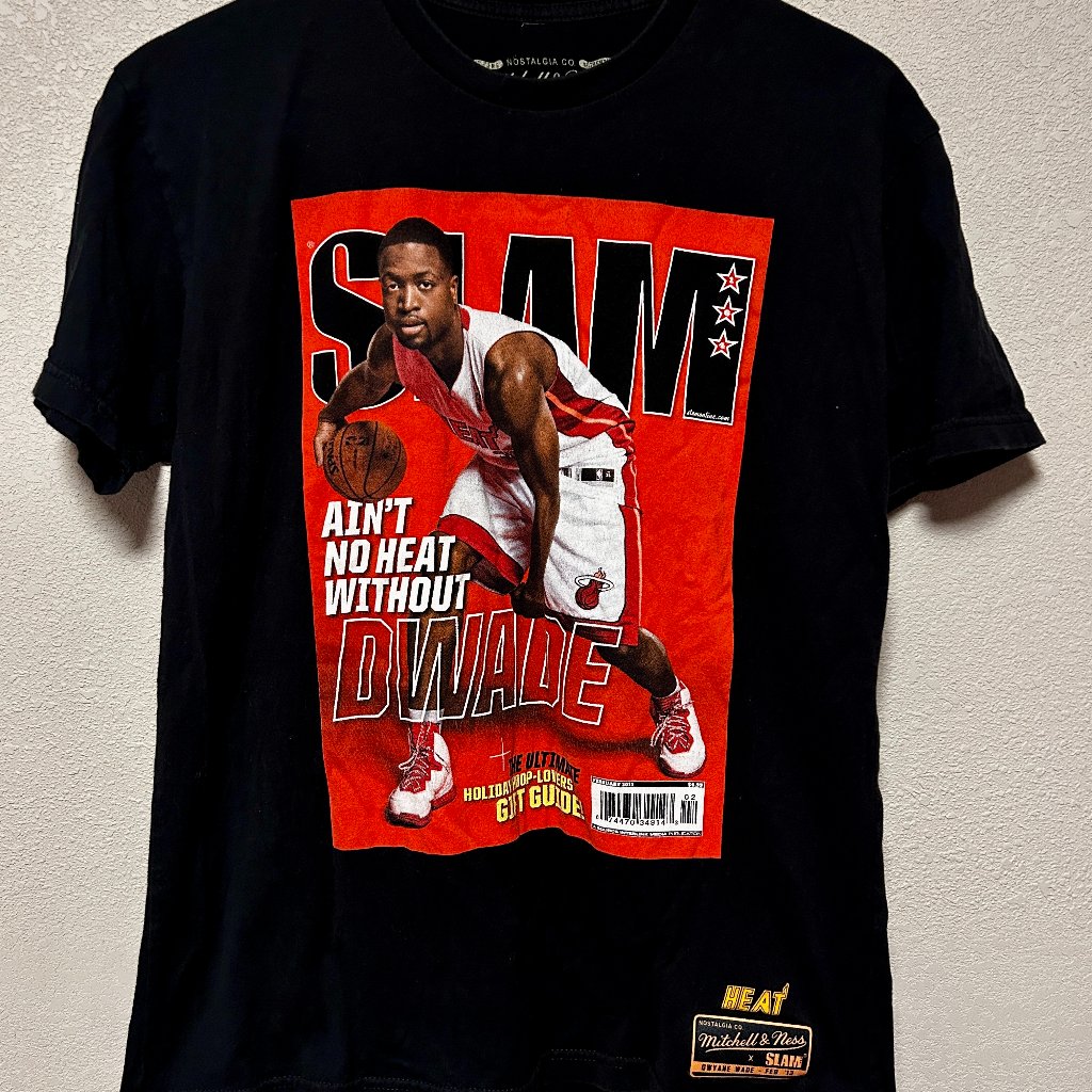 Mitchell Ness X Slam Dwyane Wade Cover TShirt